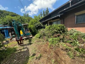 暑いですが樹木伐採頑張ります！